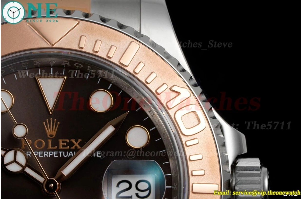 VSF Dial VS3135 Yacht-Master Brown 116621 RG SS 40mm 0131